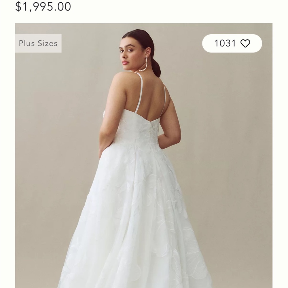 WTOO by Watters Romy Sleeveless Corset Wedding Gown - Picture 2 of 9